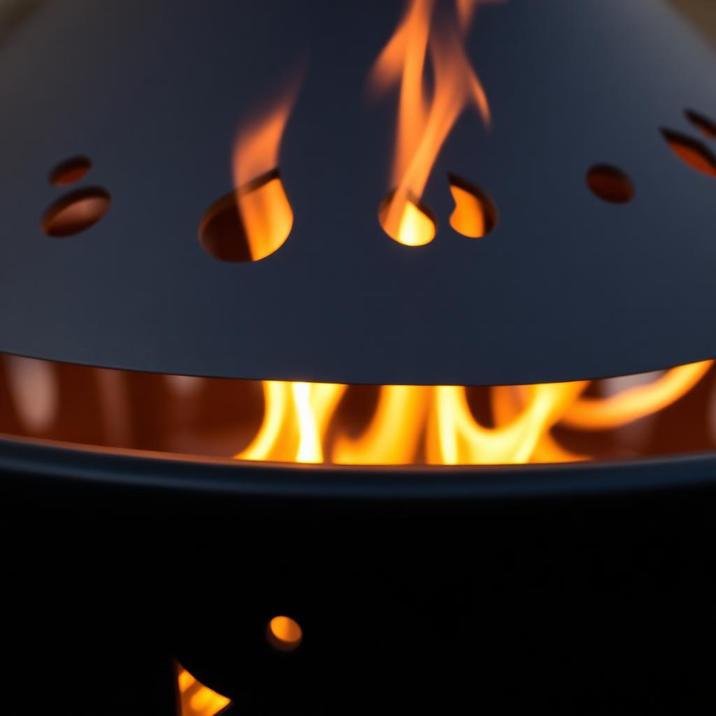 Fire pit detail
