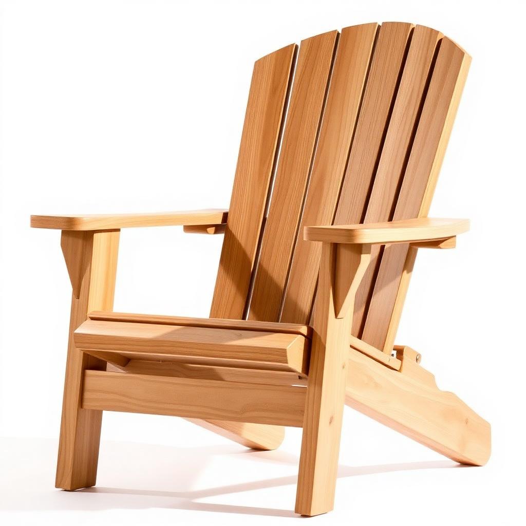 Driftwood Teak Adirondack Chair