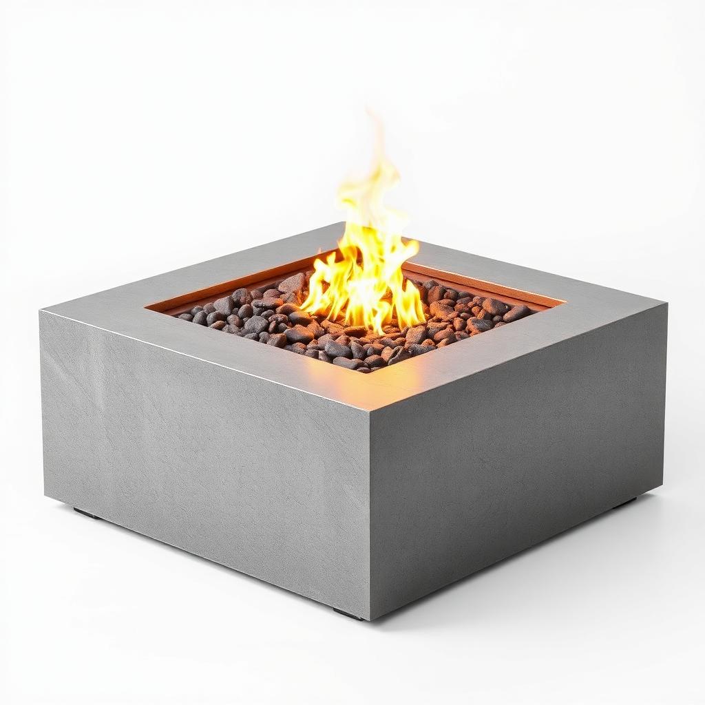 Ember Concrete Fire Pit Table