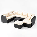 Harbor L-Shaped Wicker Sectional