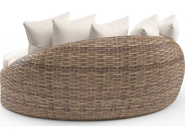 Verandah Deep-Seat Curved Sofa - back view
