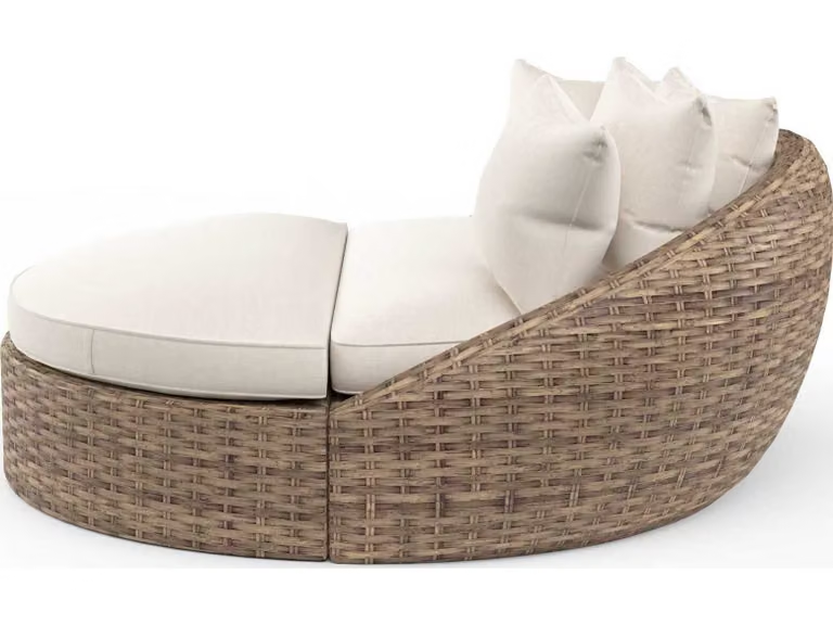 Verandah Deep-Seat Curved Sofa - side view